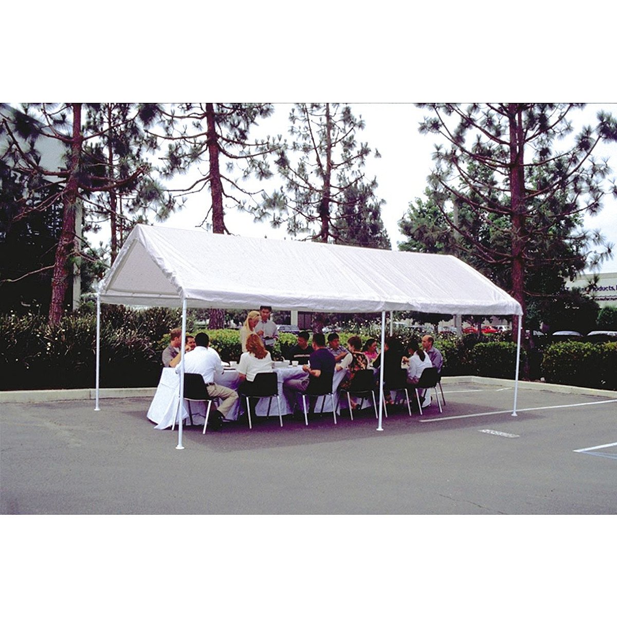 Amazon.com: Moto Shade 10x20 Six-Leg Vehicle Canopy – White